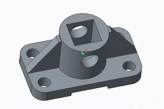Creo/Proe创建一个平面截面的图1